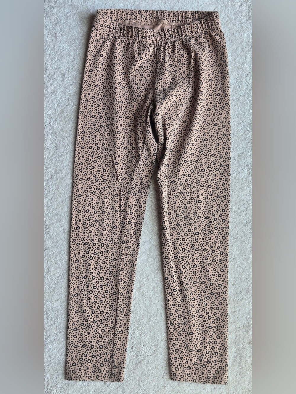 Cat & Jack Leopard Print Leggings - Tan and Black